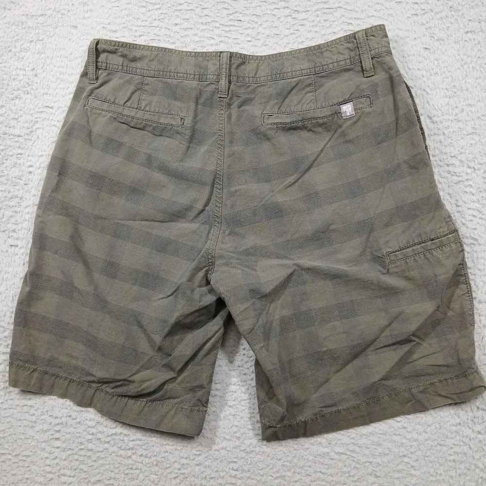The‎ North Face Men's Shorts 36 Green Plaid Casual Outdoor Hiking Regular Fit